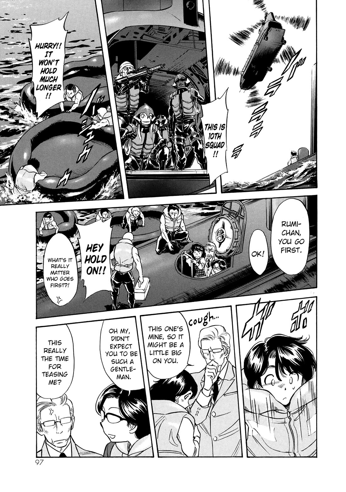 Shin Kamen Rider Spirits Chapter 34 page 54 - Chapter 34: A Small Act of Courage