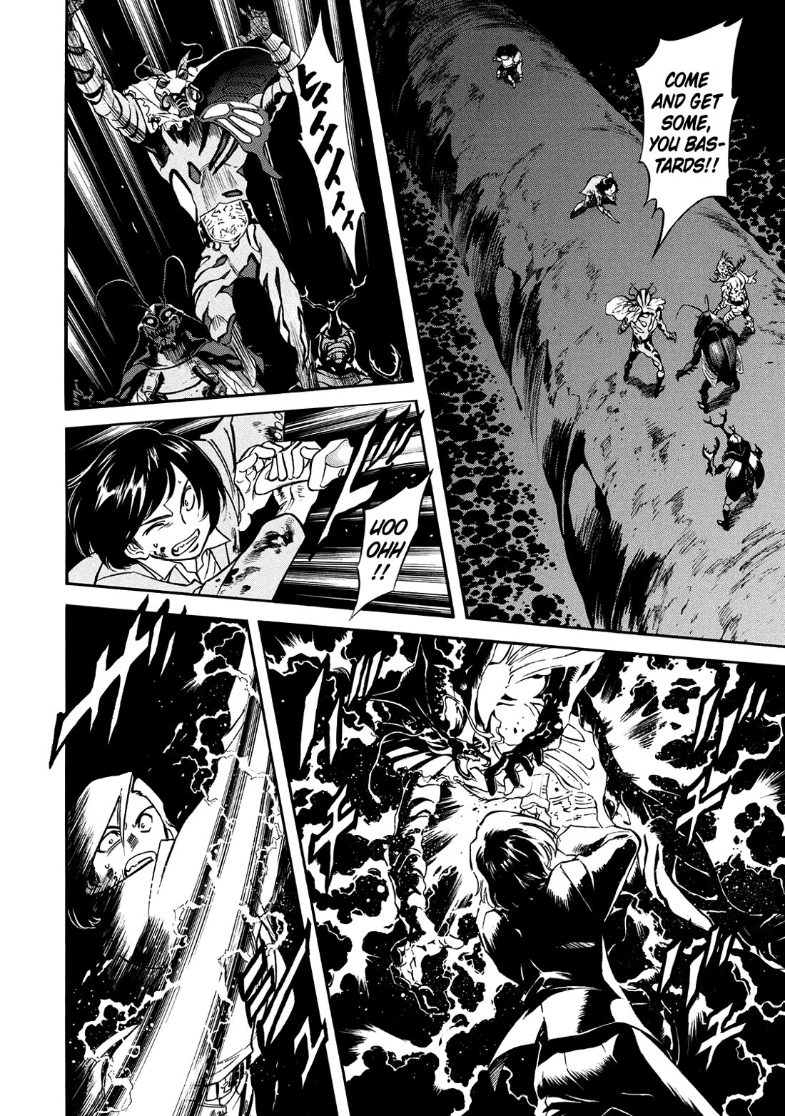 Shin Kamen Rider Spirits Chapter 34 page 7 - Chapter 34: A Small Act of Courage