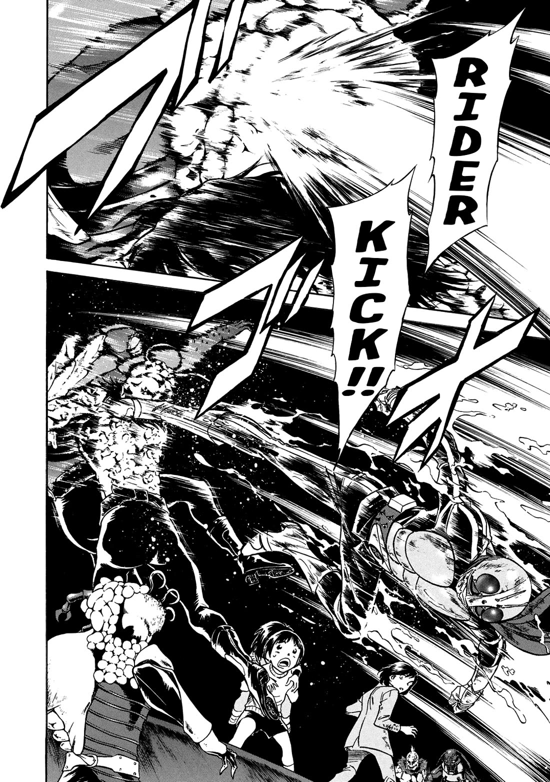 Shin Kamen Rider Spirits Chapter 34 page 9 - Chapter 34: A Small Act of Courage