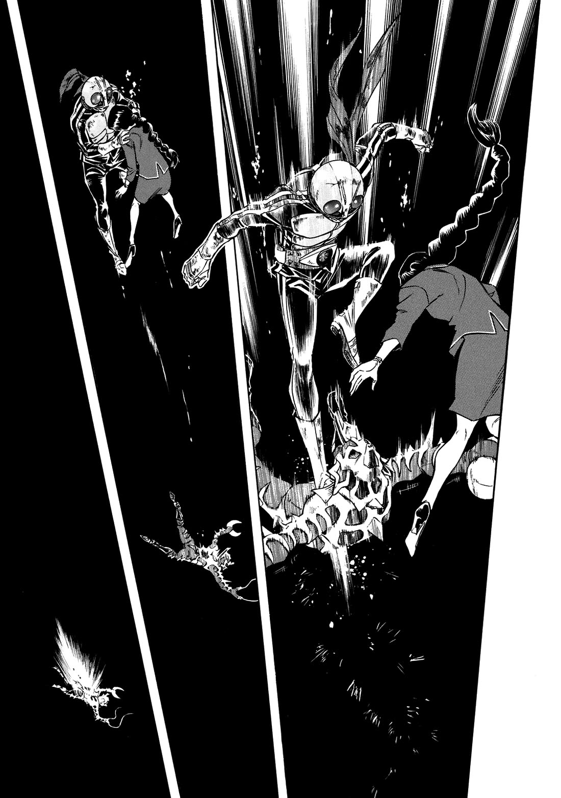 Shin Kamen Rider Spirits Chapter 35 page 10 - Chapter 35: The Lingering Dream Beneath The Sea