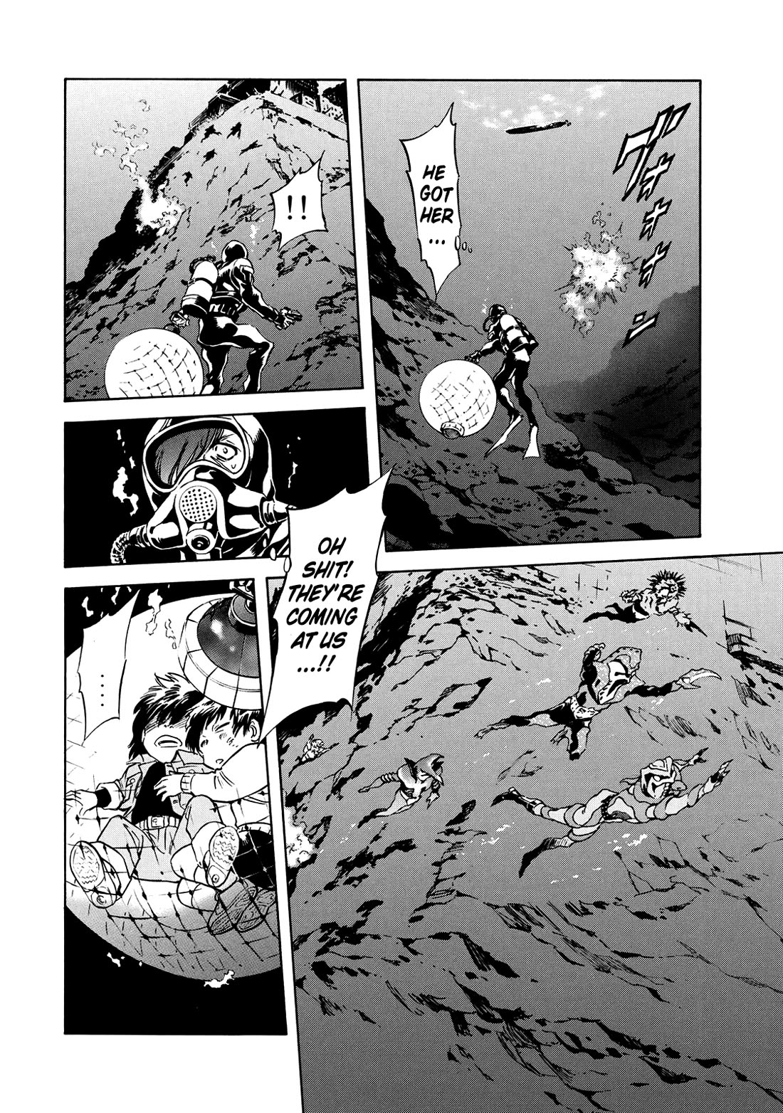 Shin Kamen Rider Spirits Chapter 35 page 11 - Chapter 35: The Lingering Dream Beneath The Sea