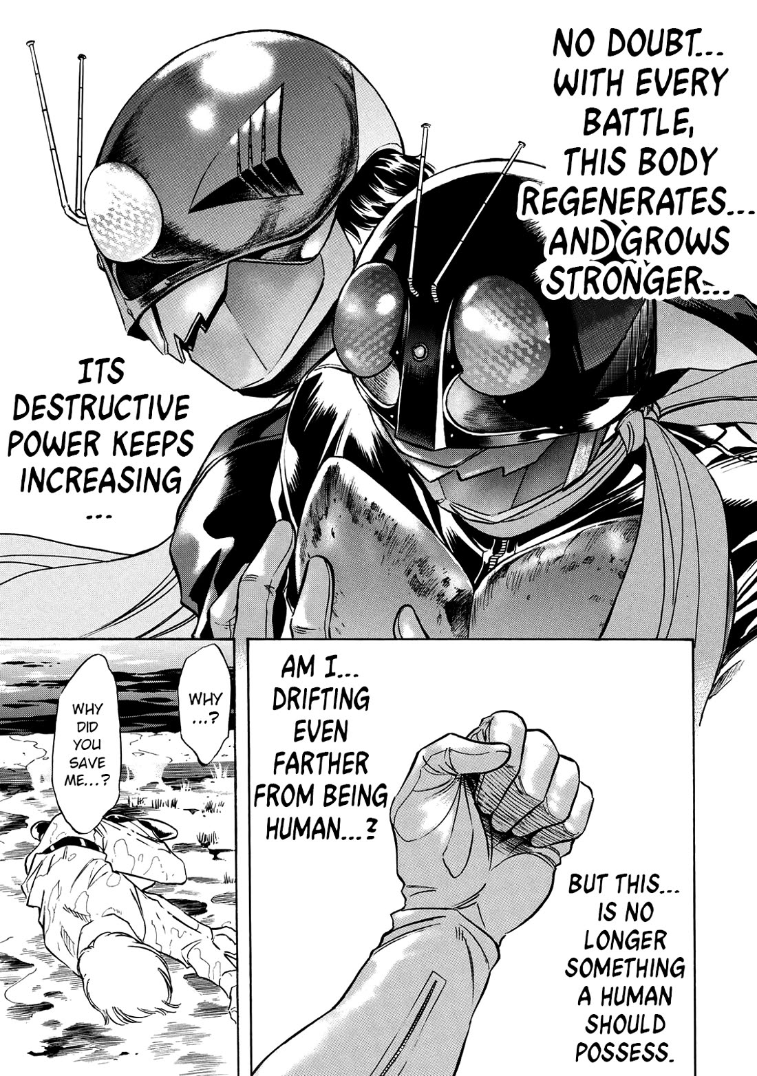 Shin Kamen Rider Spirits Chapter 35 page 15 - Chapter 35: The Lingering Dream Beneath The Sea