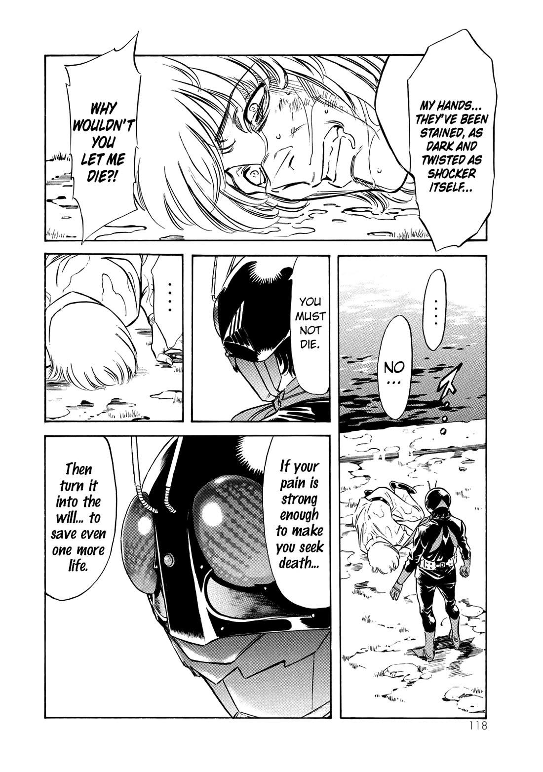 Shin Kamen Rider Spirits Chapter 35 page 16 - Chapter 35: The Lingering Dream Beneath The Sea