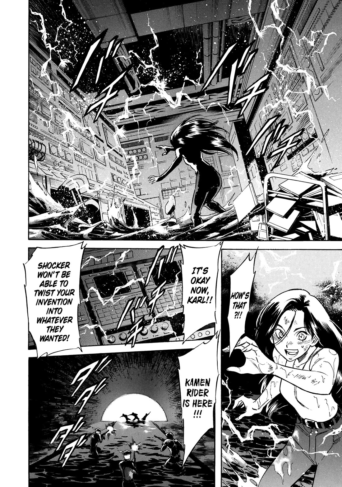 Shin Kamen Rider Spirits Chapter 35 page 18 - Chapter 35: The Lingering Dream Beneath The Sea