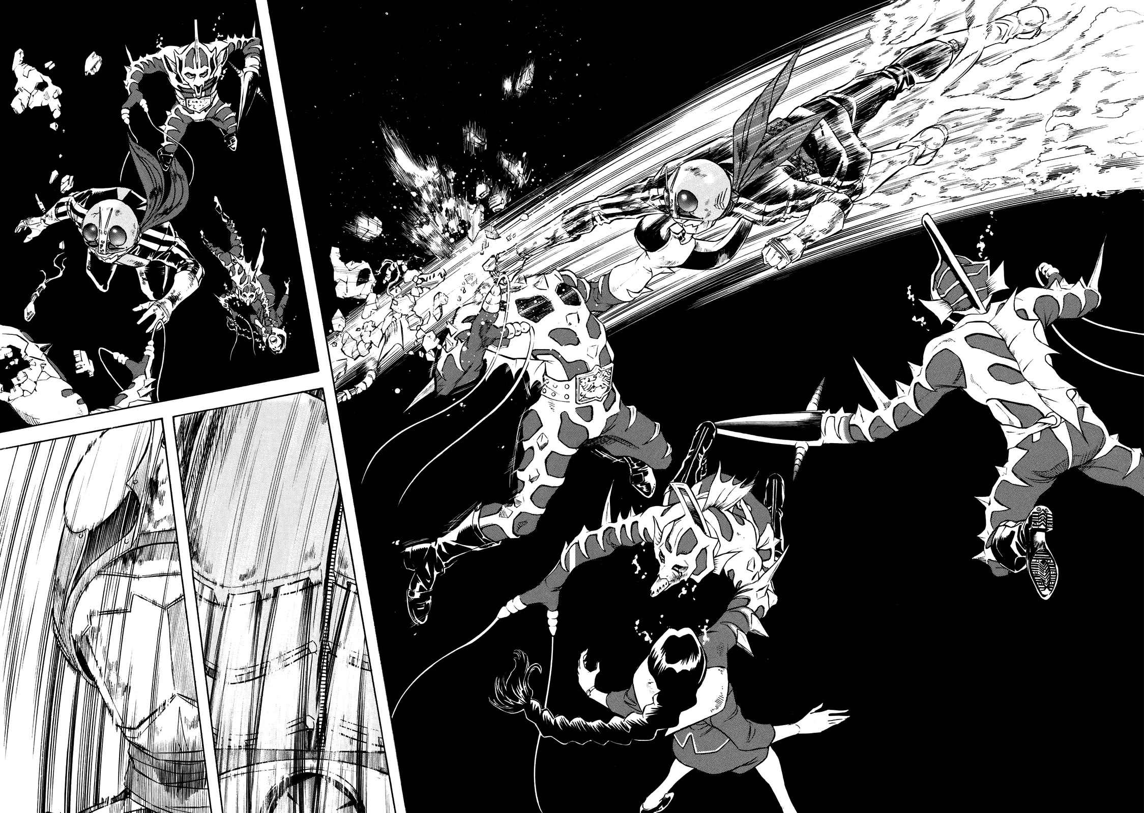 Shin Kamen Rider Spirits Chapter 35 page 6 - Chapter 35: The Lingering Dream Beneath The Sea
