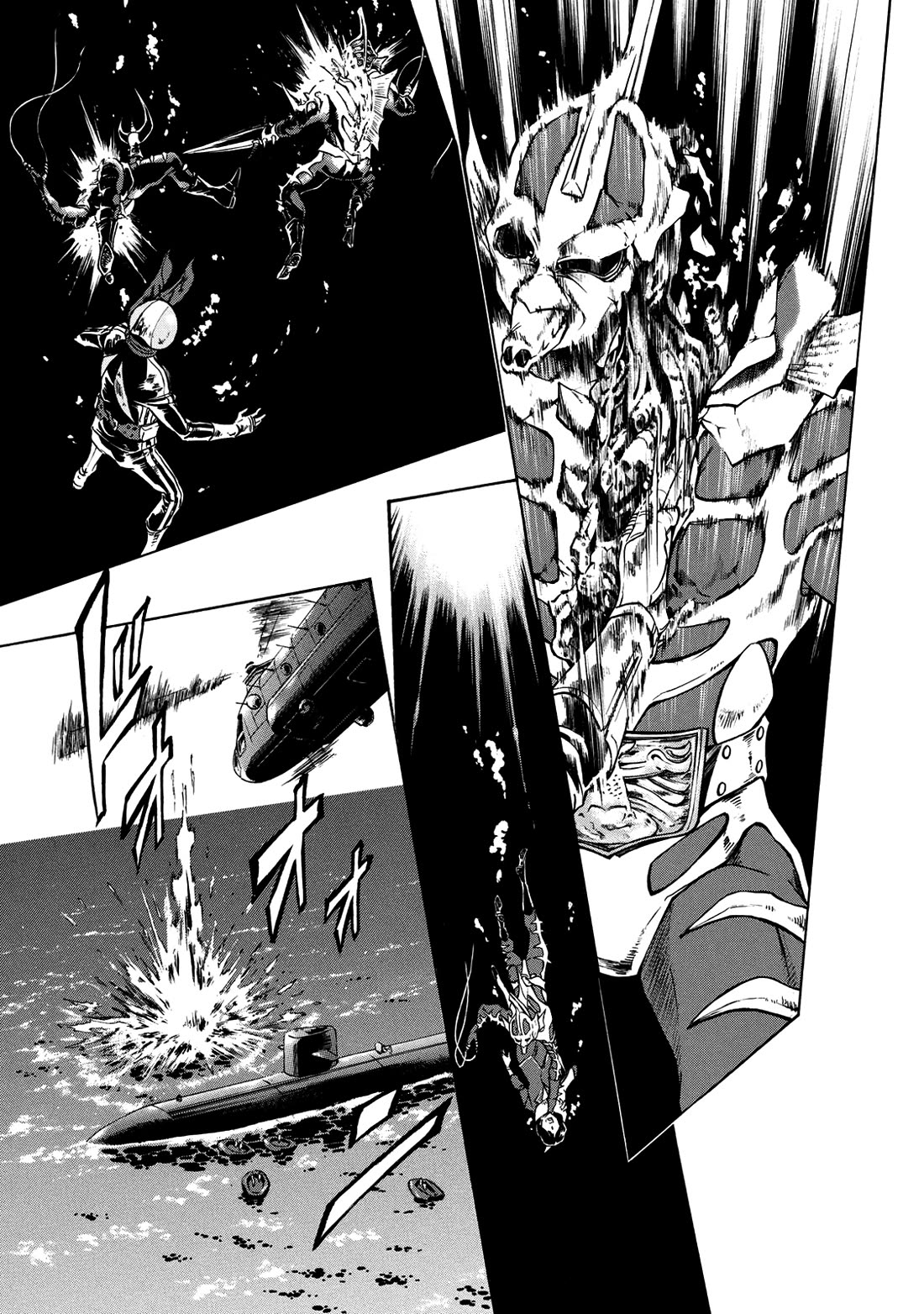 Shin Kamen Rider Spirits Chapter 35 page 8 - Chapter 35: The Lingering Dream Beneath The Sea