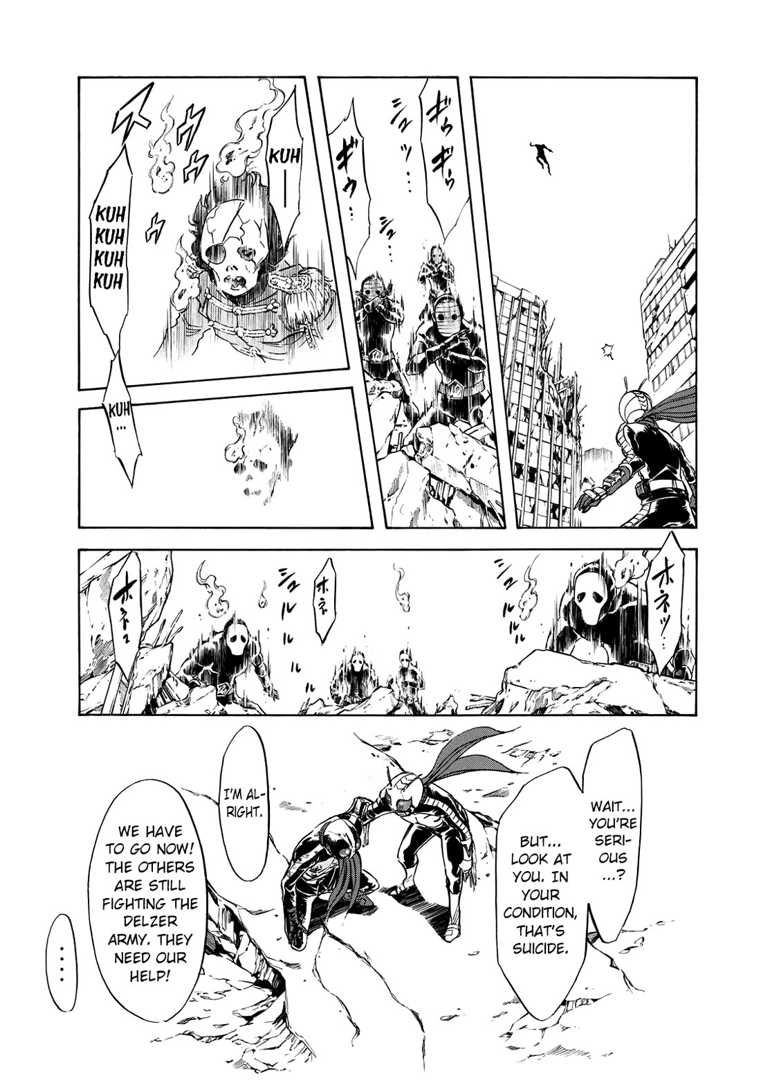Shin Kamen Rider Spirits Chapter 37 page 24 - Chapter 37: The Moment of Conspiracy