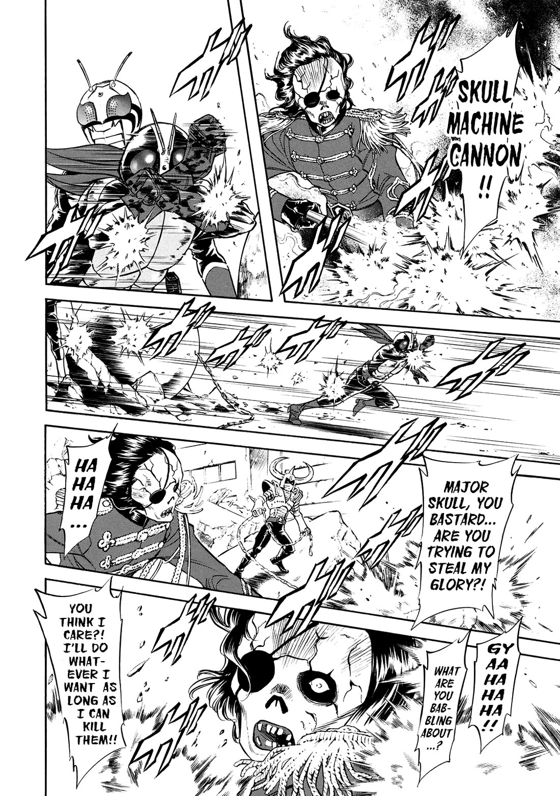 Shin Kamen Rider Spirits Chapter 37 page 8 - Chapter 37: The Moment of Conspiracy