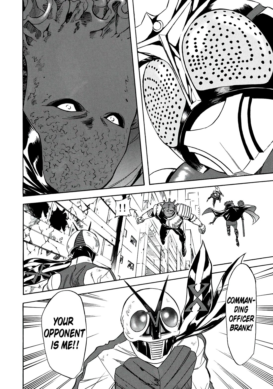Shin Kamen Rider Spirits Chapter 38 page 35 - Chapter 38: The Demons Laugh