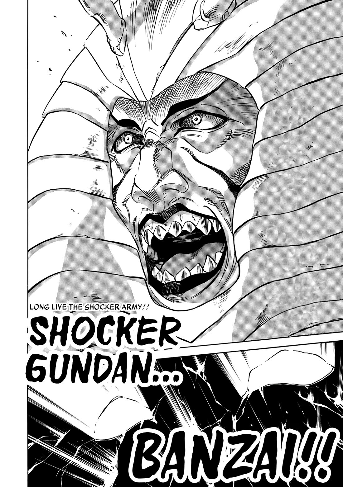 Shin Kamen Rider Spirits Chapter 41 page 19 - Chapter 41: Long Live The Shocker Army!!