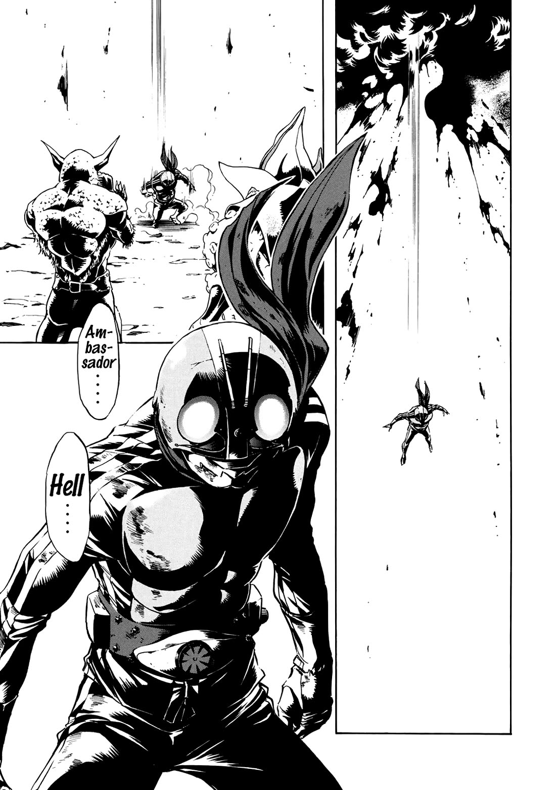 Shin Kamen Rider Spirits Chapter 41 page 22 - Chapter 41: Long Live The Shocker Army!!