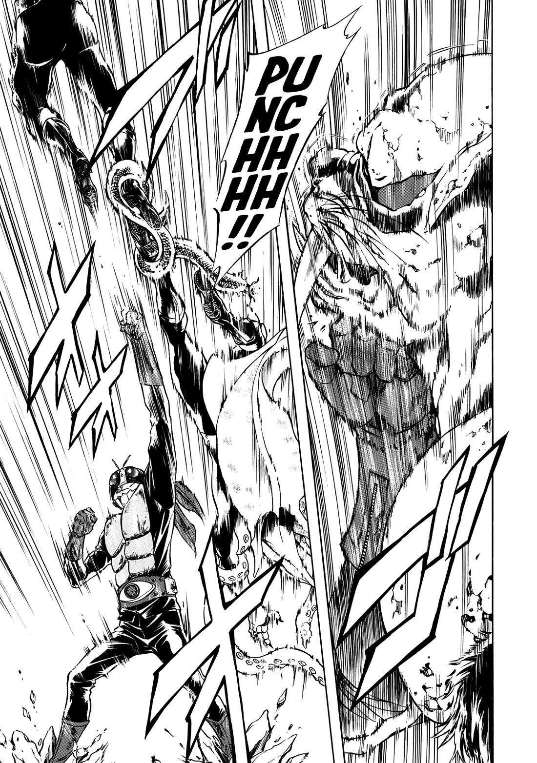 Shin Kamen Rider Spirits Chapter 41 page 28 - Chapter 41: Long Live The Shocker Army!!