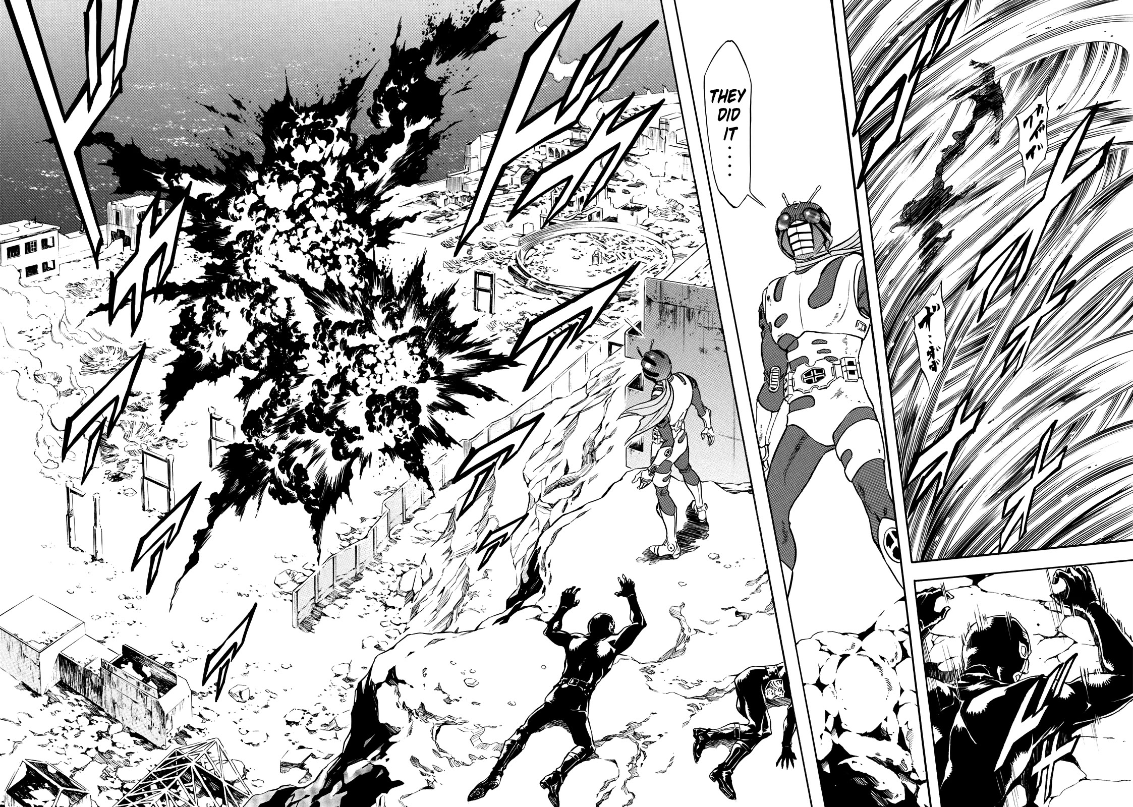 Shin Kamen Rider Spirits Chapter 41 page 33 - Chapter 41: Long Live The Shocker Army!!