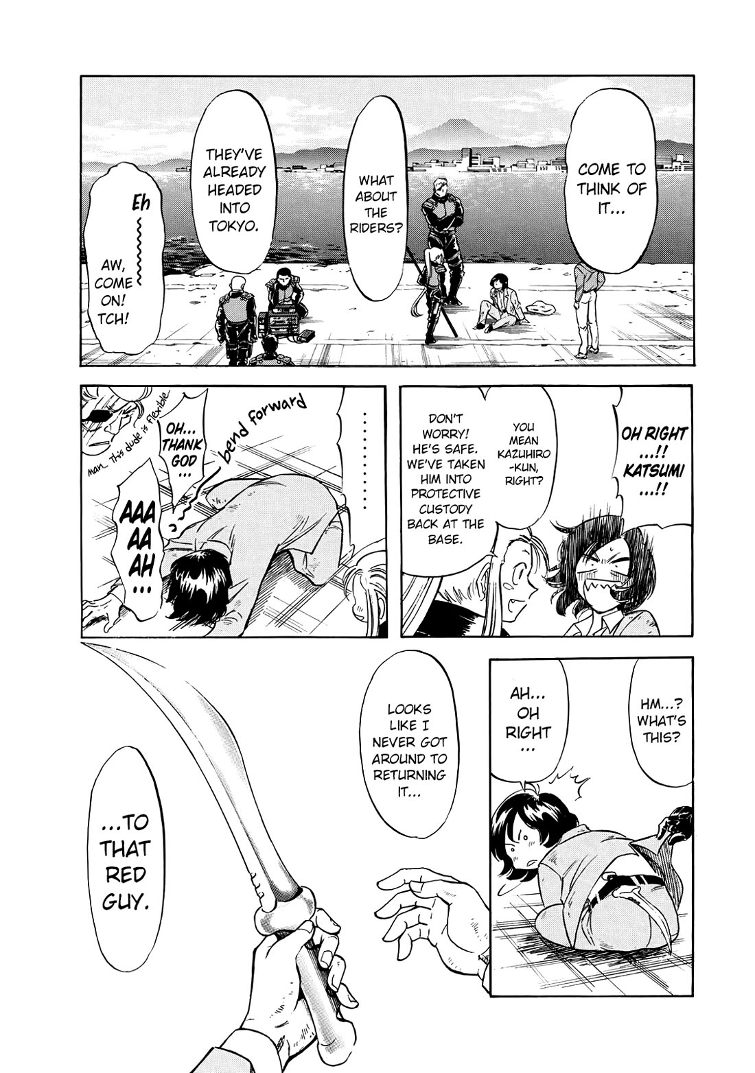 Shin Kamen Rider Spirits Chapter 41 page 36 - Chapter 41: Long Live The Shocker Army!!