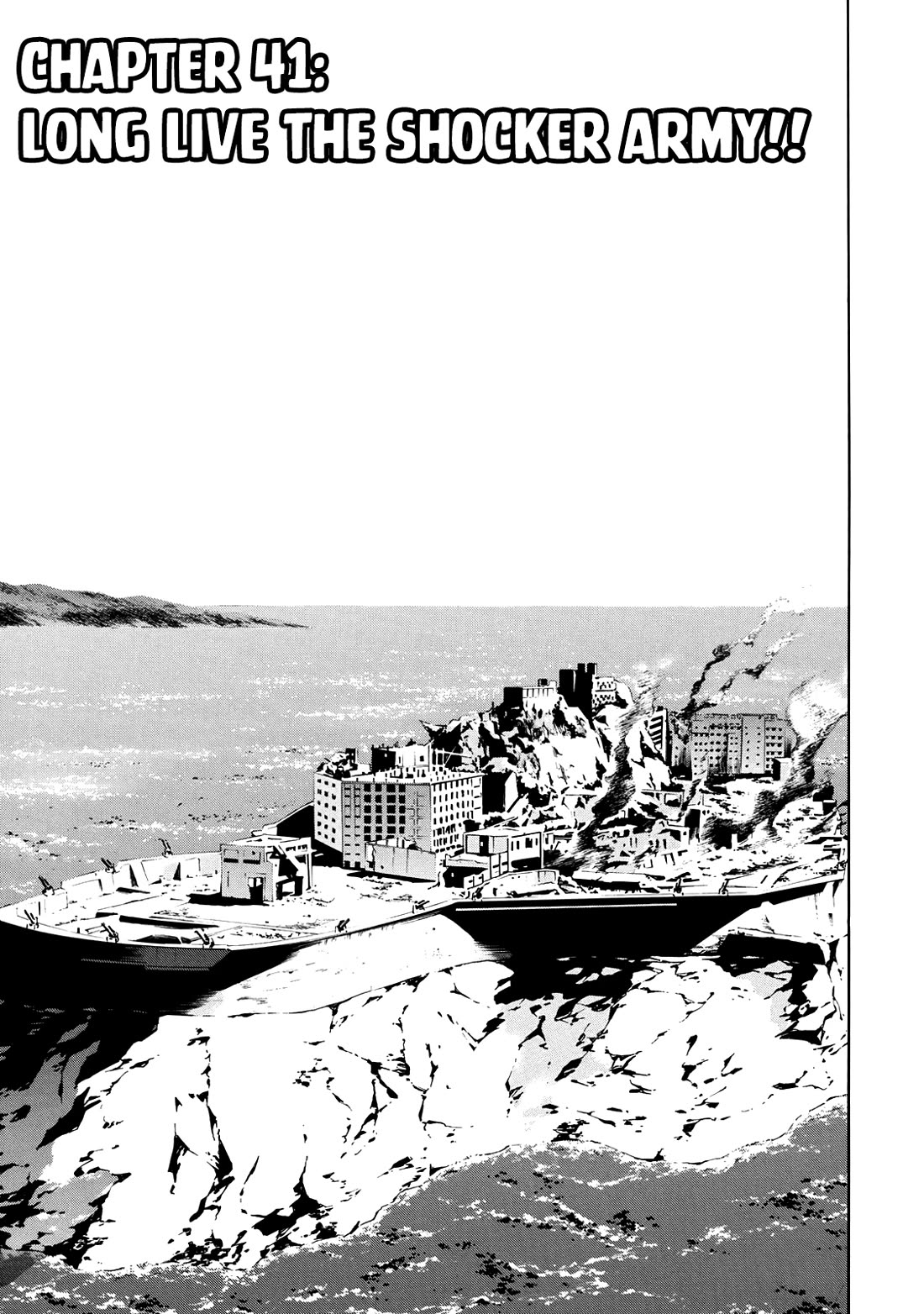 Shin Kamen Rider Spirits Chapter 41 page 4 - Chapter 41: Long Live The Shocker Army!!