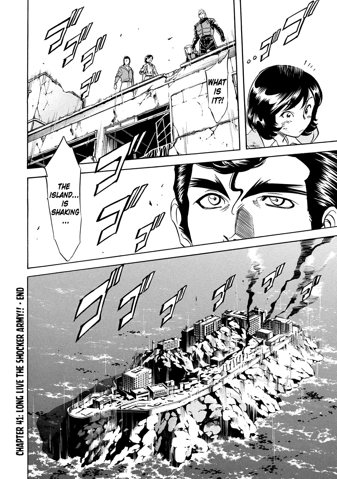 Shin Kamen Rider Spirits Chapter 41 page 43 - Chapter 41: Long Live The Shocker Army!!