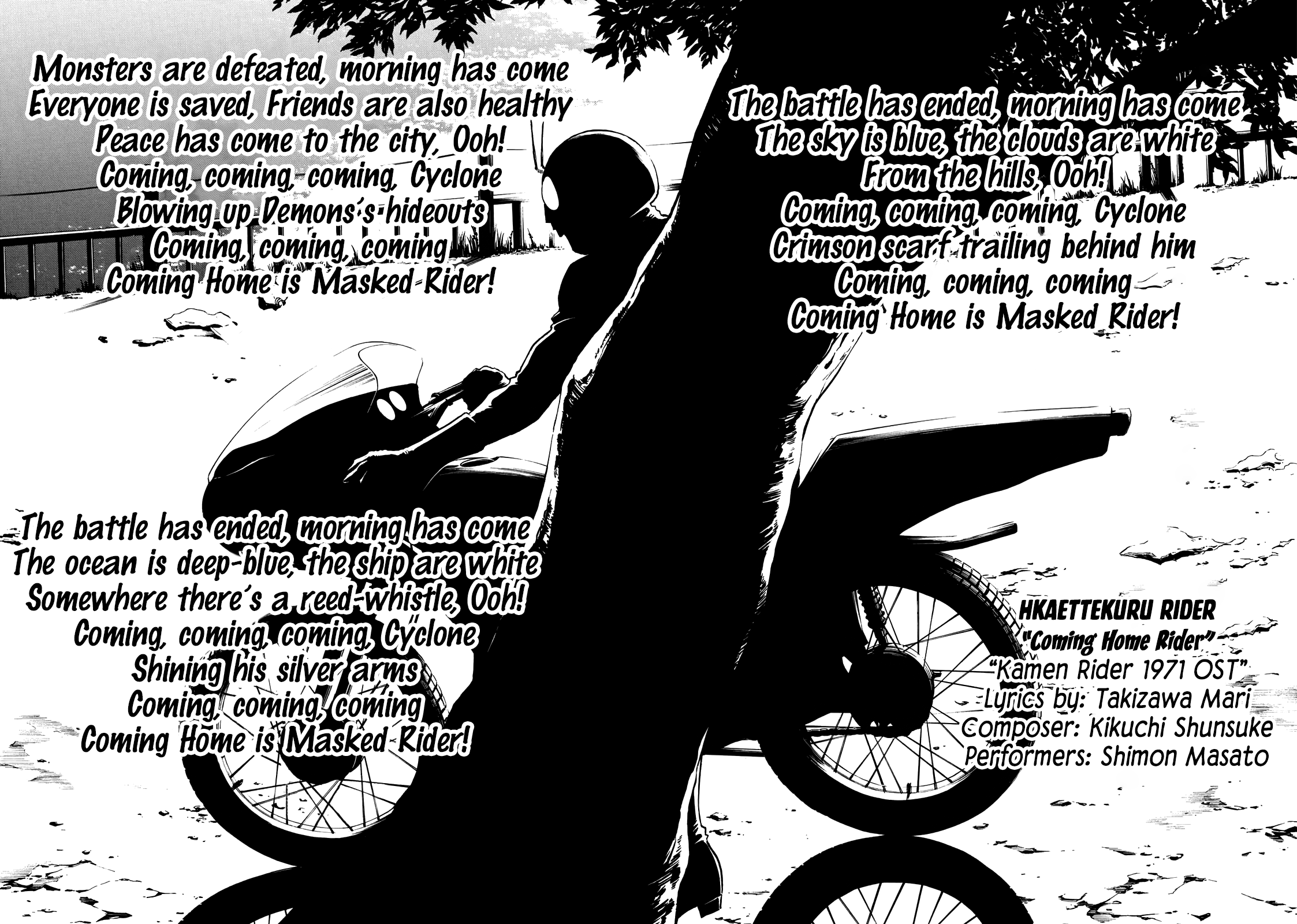 Shin Kamen Rider Spirits Chapter 42 page 22 - Chapter 42: The Battle Ended, And Morning Came