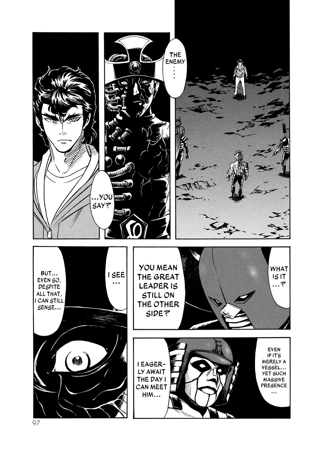 Shin Kamen Rider Spirits Chapter 43 page 18 - Chapter 43: The Demon Kneels