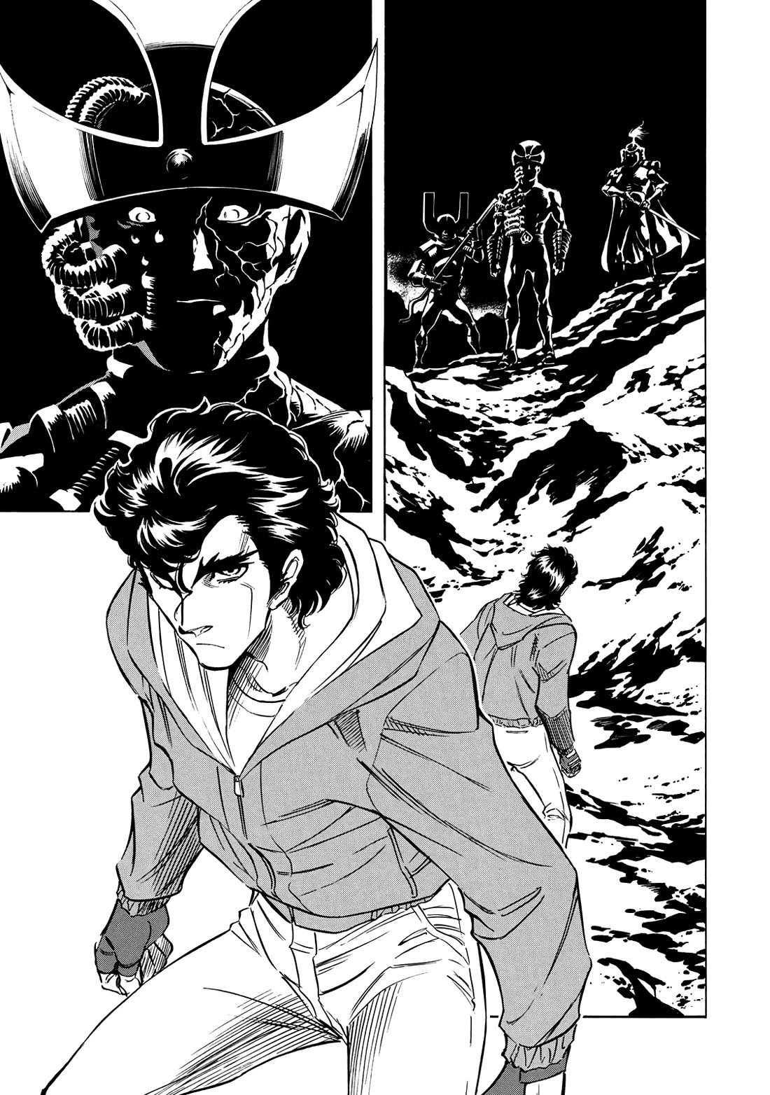 Shin Kamen Rider Spirits Chapter 43 page 4 - Chapter 43: The Demon Kneels