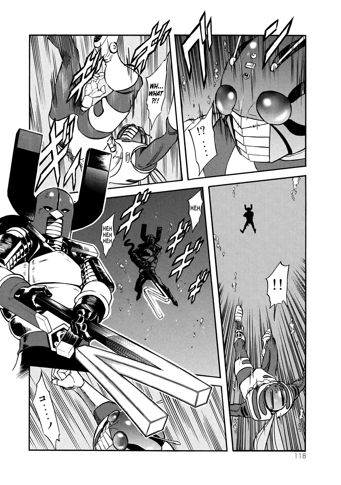Shin Kamen Rider Spirits Chapter 44 page 12 - Chapter 44: The Strange Rocks Beneath The Sea