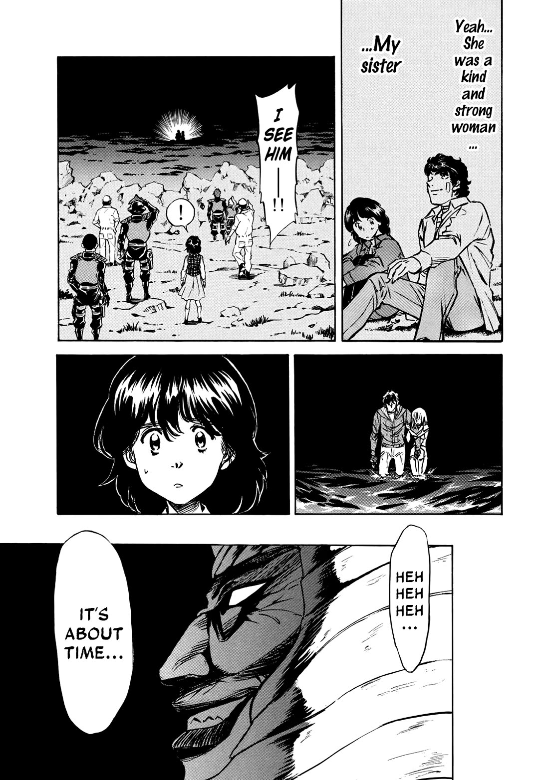 Shin Kamen Rider Spirits Chapter 44 page 26 - Chapter 44: The Strange Rocks Beneath The Sea
