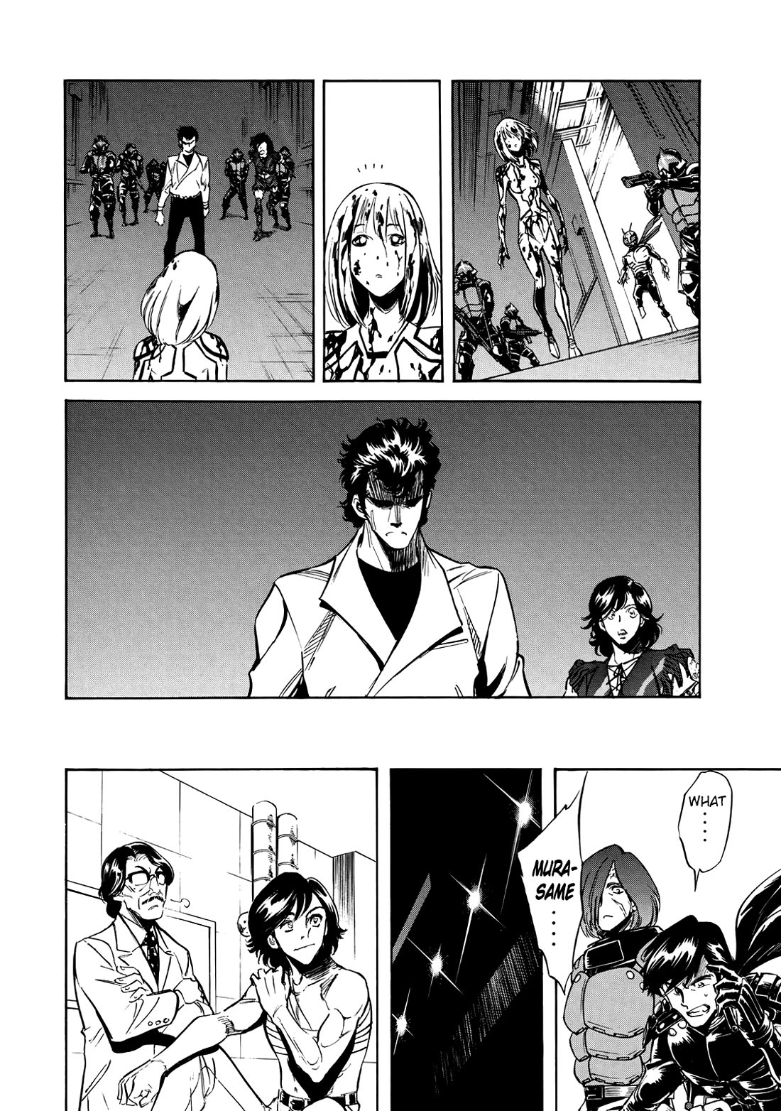 Shin Kamen Rider Spirits Chapter 46 page 23 - Chapter 46: The Groaning Transformation