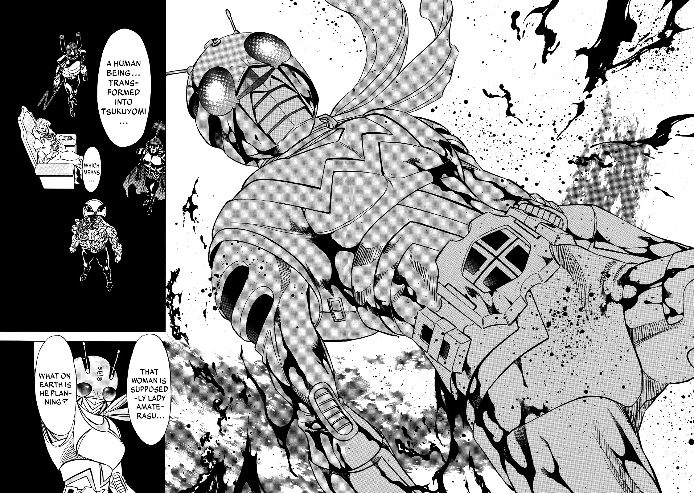 Shin Kamen Rider Spirits Chapter 49 page 14 - Chapter 49: The New Gods