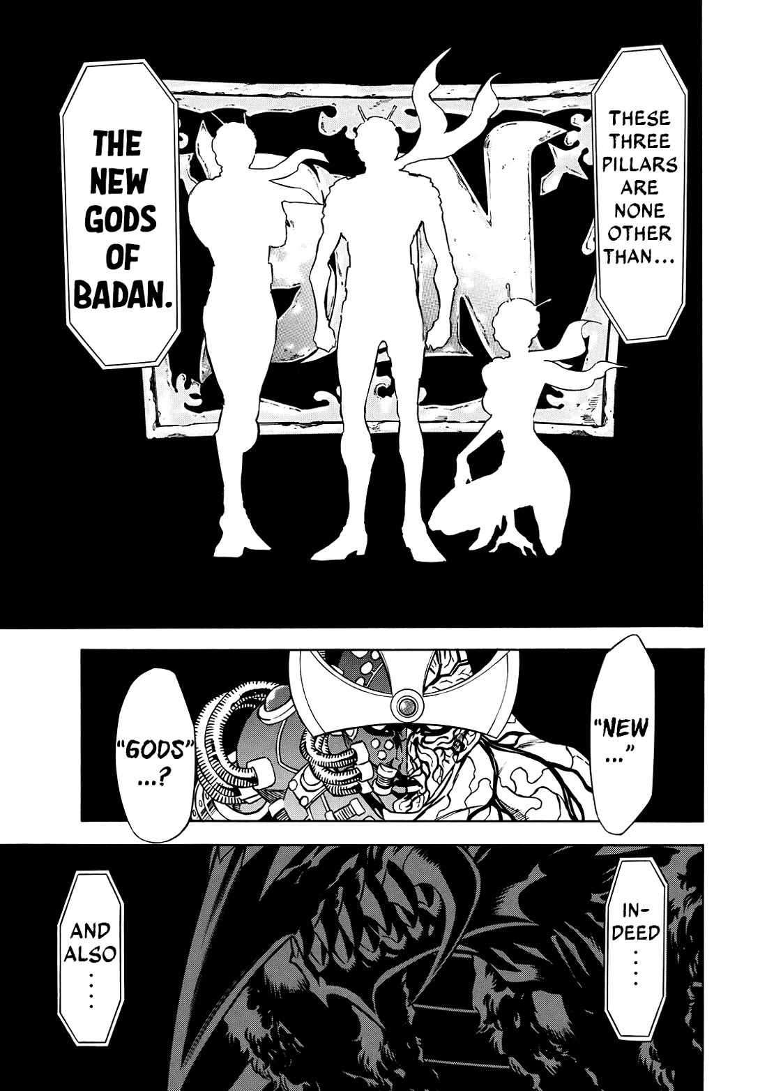Shin Kamen Rider Spirits Chapter 49 page 16 - Chapter 49: The New Gods