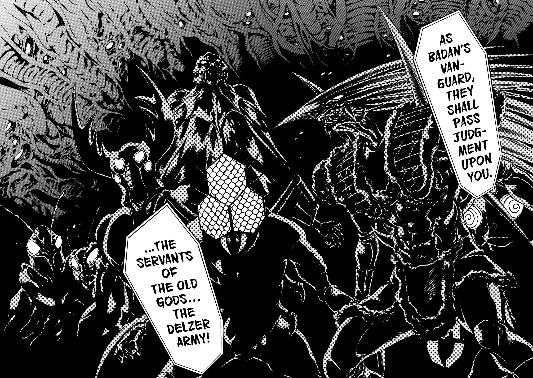 Shin Kamen Rider Spirits Chapter 49 page 17 - Chapter 49: The New Gods