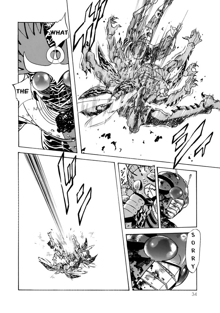 Shin Kamen Rider Spirits Chapter 8 page 34 - Chapter 8: Zero, the ominous