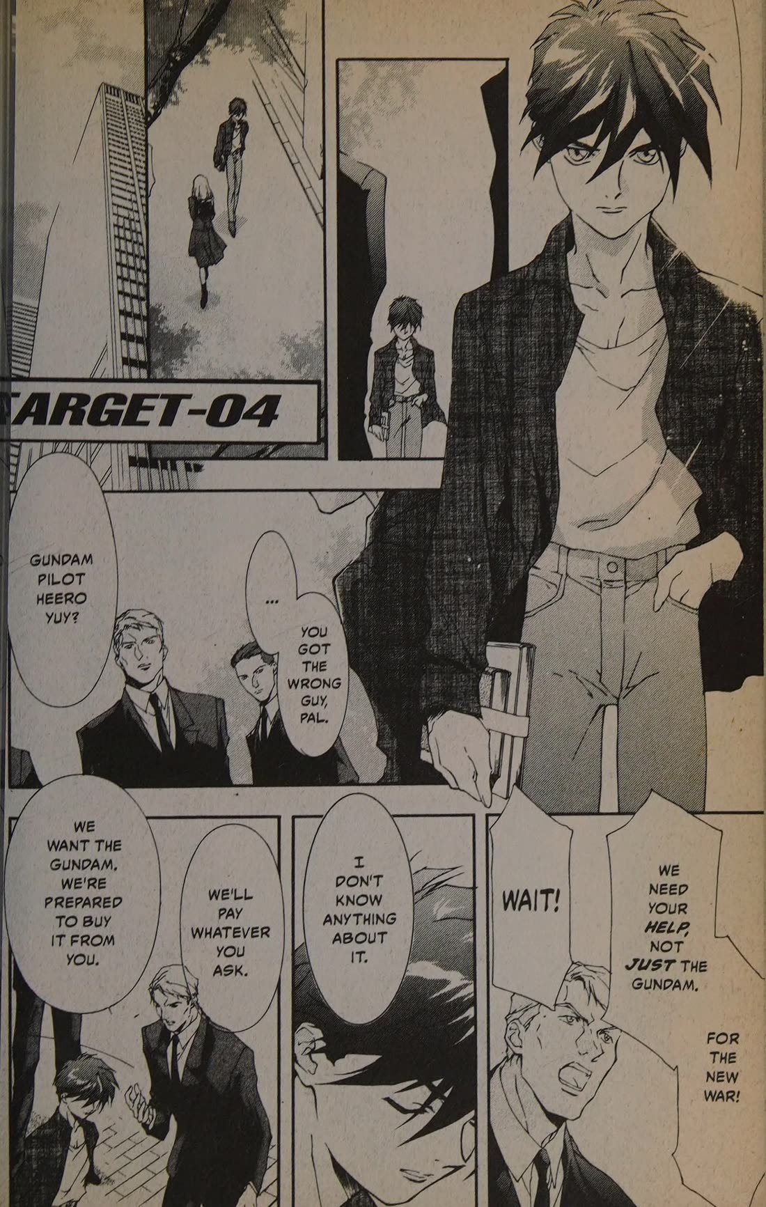 Shin Kidou Senki Gundam W: Blind Target Chapter 4 page 1 - Chapter 4: Target 4