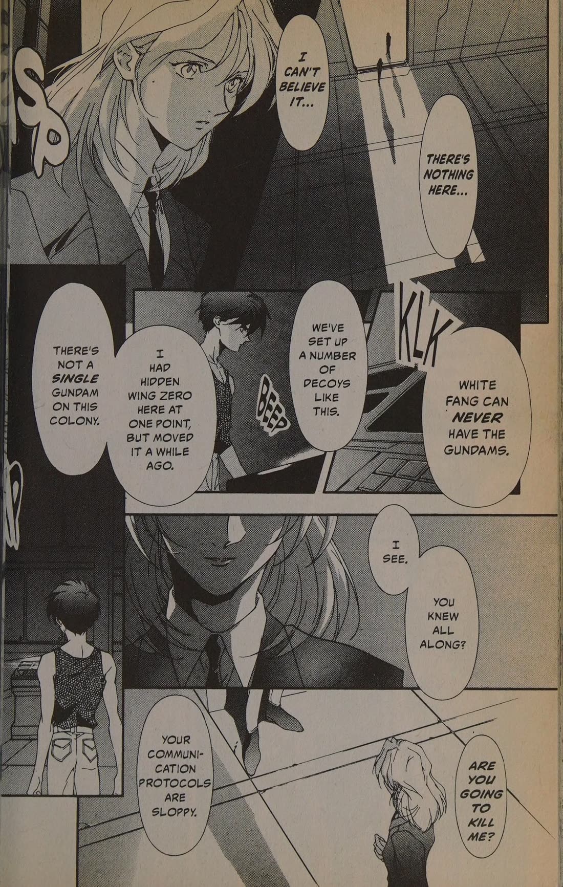 Shin Kidou Senki Gundam W: Blind Target Chapter 4 page 19 - Chapter 4: Target 4