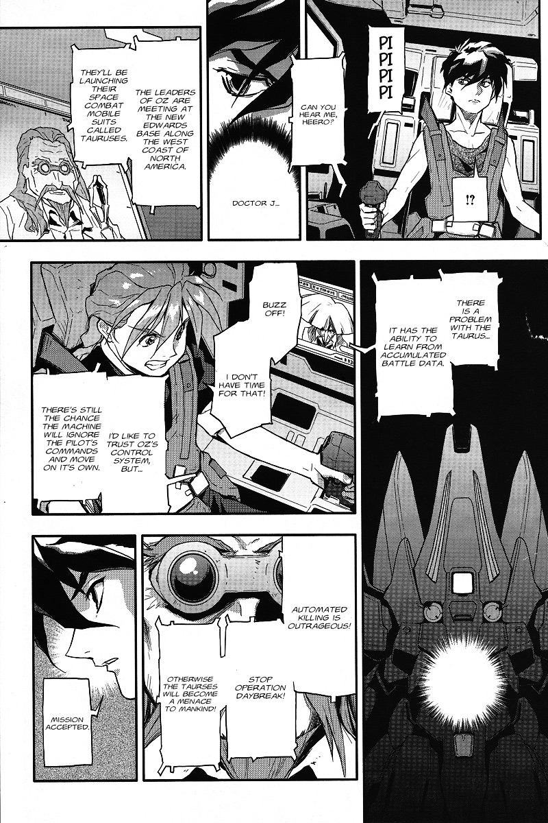 Shin Kidou Senki Gundam W: Endless Waltz - Haishatachi no Eikou Chapter 13.2 page 4 - Chapter 13 v2 : Episode.13 - A Banquet for Pleiades (PART.02)