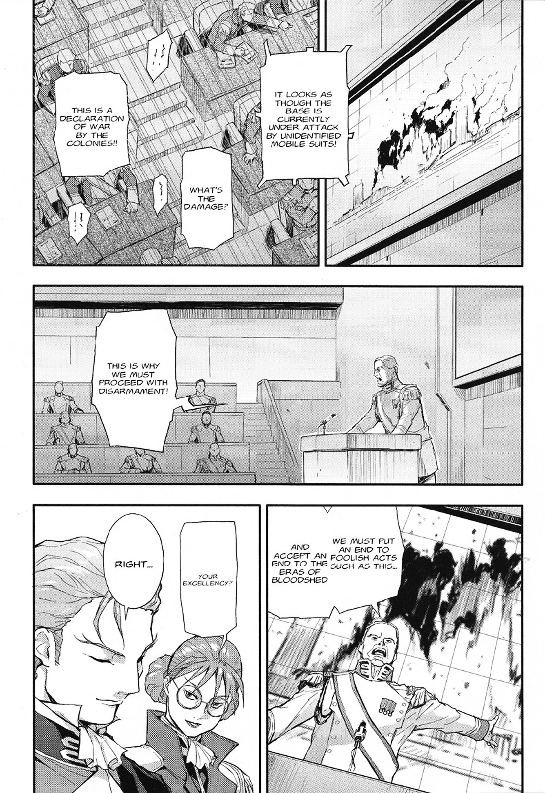 Shin Kidou Senki Gundam W: Endless Waltz - Haishatachi no Eikou Chapter 14.2 page 10 - Chapter 14--v2- : Episode.14 - A Banquet for Pleiades (PART.03)