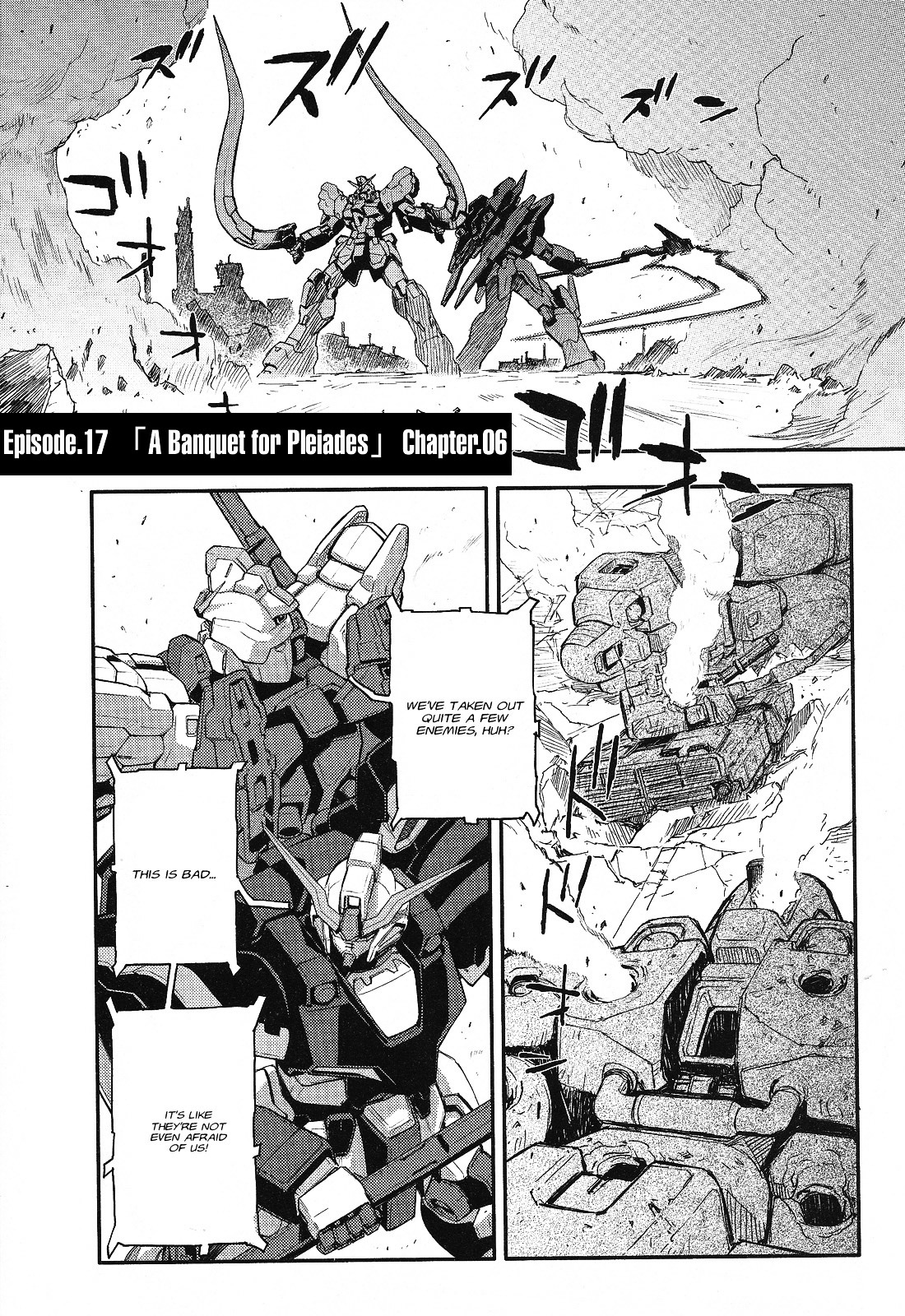Shin Kidou Senki Gundam W: Endless Waltz - Haishatachi no Eikou Chapter 17.2 page 1 - Chapter 17--v2- : Episode.17 - A Banquet for Pleiades (PART.06)