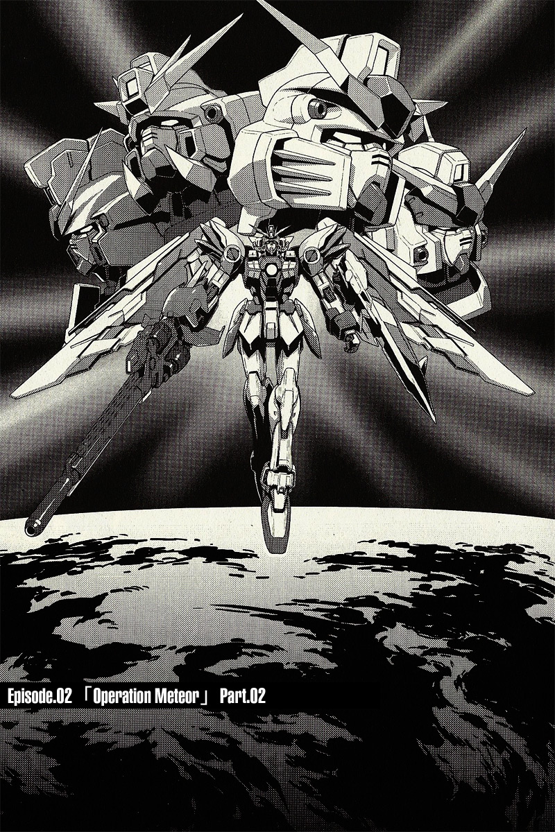 Shin Kidou Senki Gundam W: Endless Waltz - Haishatachi no Eikou Chapter 2.2 page 1 - Chapter 2 v2 : Episode.02 - OPERATION METEOR (PART.02)