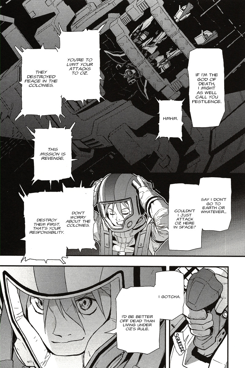 Shin Kidou Senki Gundam W: Endless Waltz - Haishatachi no Eikou Chapter 2.2 page 11 - Chapter 2 v2 : Episode.02 - OPERATION METEOR (PART.02)