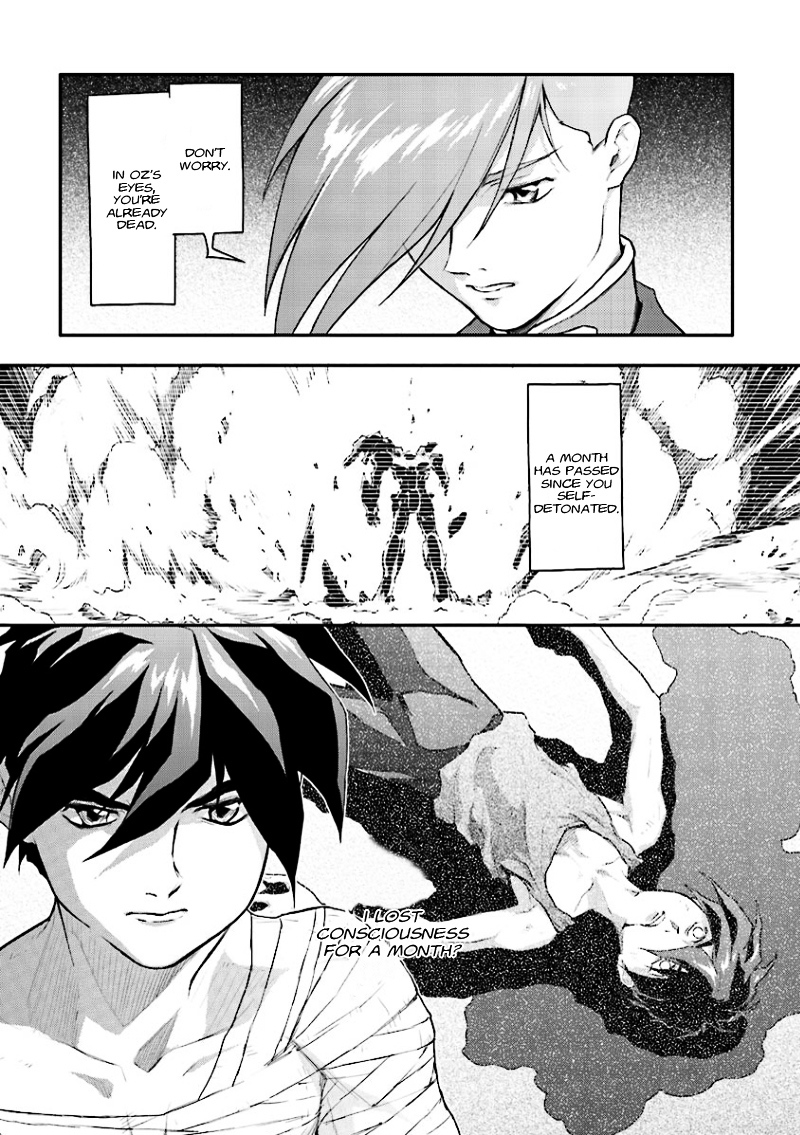Shin Kidou Senki Gundam W: Endless Waltz - Haishatachi no Eikou Chapter 26.2 page 13 - Chapter 26--v2- : Episode.26 - The Lament For Icarus: A War Of Extermination (PART.01)