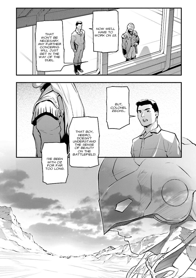 Shin Kidou Senki Gundam W: Endless Waltz - Haishatachi no Eikou Chapter 28.2 page 10 - Chapter 28 v2 : Episode.28 - The Lament For Icarus: A Duel (PART.01)