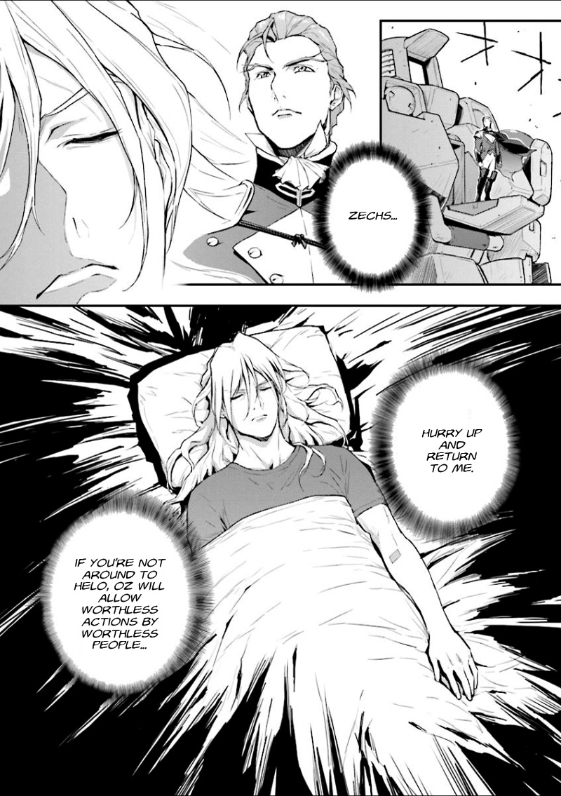 Shin Kidou Senki Gundam W: Endless Waltz - Haishatachi no Eikou Chapter 32.2 page 14 - Chapter 32 v2 : Episode.32 - The Lament For Icarus: Soaring into Dispair (PART.02)