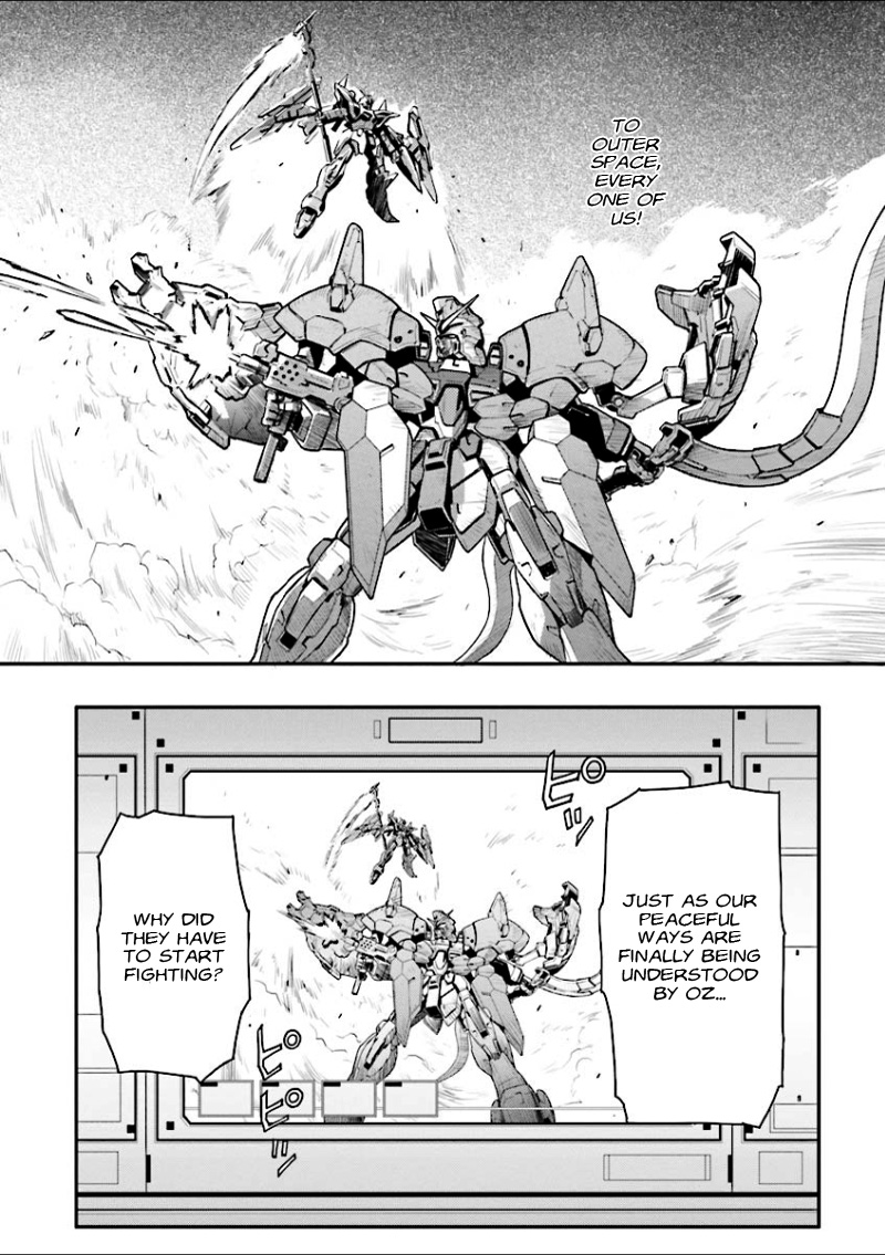 Shin Kidou Senki Gundam W: Endless Waltz - Haishatachi no Eikou Chapter 32.2 page 19 - Chapter 32 v2 : Episode.32 - The Lament For Icarus: Soaring into Dispair (PART.02)