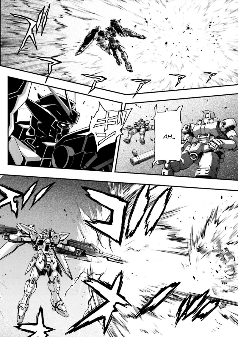 Shin Kidou Senki Gundam W: Endless Waltz - Haishatachi no Eikou Chapter 34.2 page 15 - Chapter 34 v2 : Episode.34 - Afterglow of Zero: Assault (PART.01)
