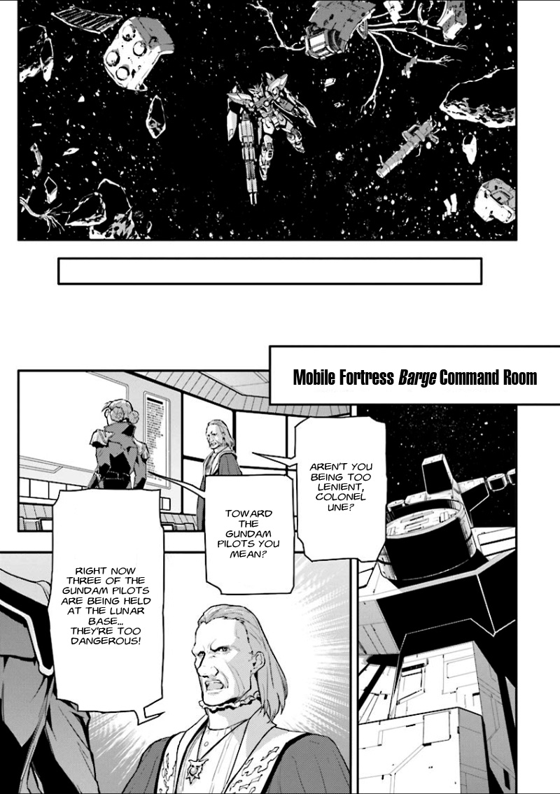 Shin Kidou Senki Gundam W: Endless Waltz - Haishatachi no Eikou Chapter 34.2 page 18 - Chapter 34 v2 : Episode.34 - Afterglow of Zero: Assault (PART.01)