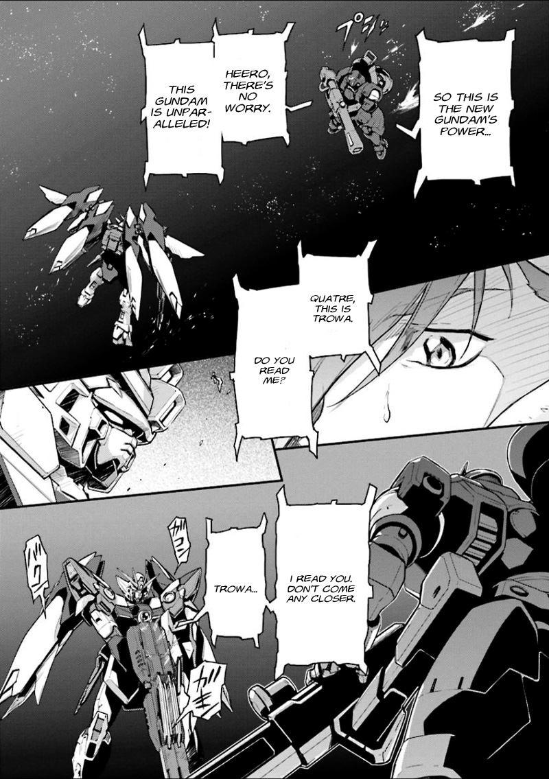 Shin Kidou Senki Gundam W: Endless Waltz - Haishatachi no Eikou Chapter 37.2 page 17 - Chapter 37 v2 : Episode.37 - Afterglow of Zero: Confrontation