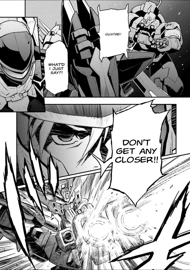 Shin Kidou Senki Gundam W: Endless Waltz - Haishatachi no Eikou Chapter 37.2 page 18 - Chapter 37 v2 : Episode.37 - Afterglow of Zero: Confrontation