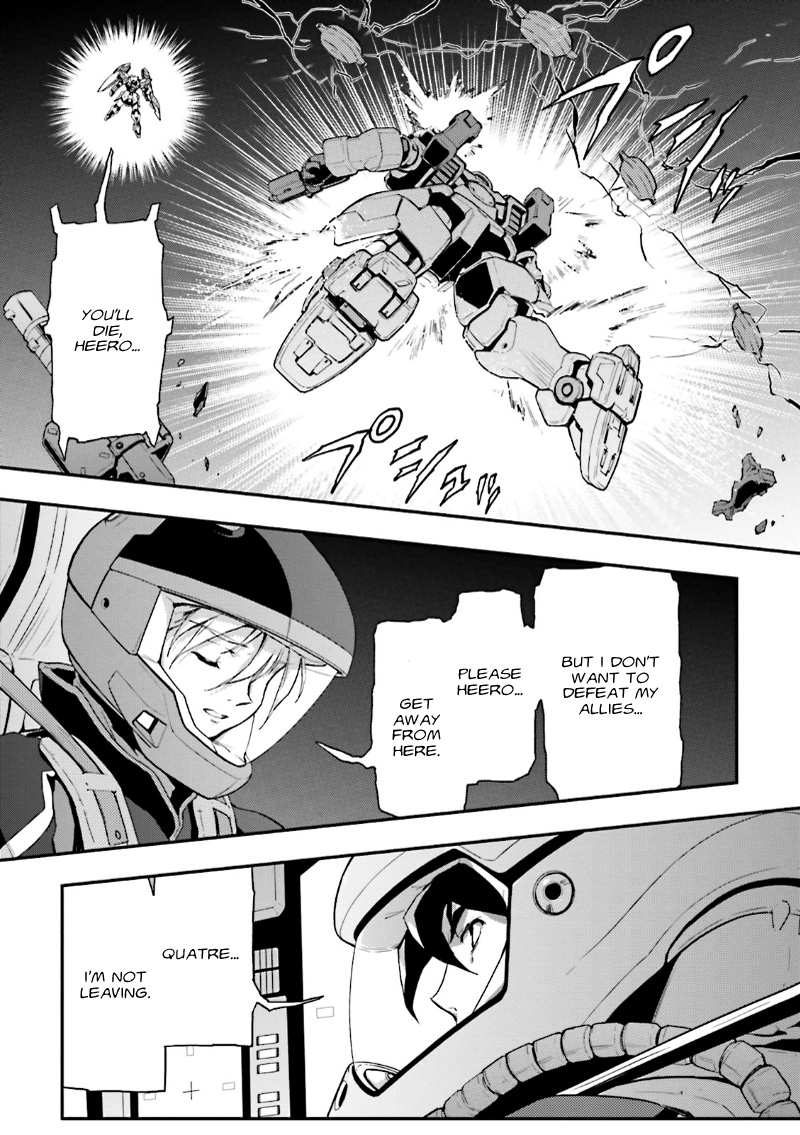 Shin Kidou Senki Gundam W: Endless Waltz - Haishatachi no Eikou Chapter 38.2 page 17 - Chapter 38 v2 : Episode.38 - Afterglow of Zero: Defeat (PART.01)