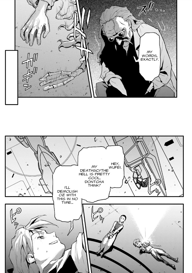 Shin Kidou Senki Gundam W: Endless Waltz - Haishatachi no Eikou Chapter 38.2 page 25 - Chapter 38 v2 : Episode.38 - Afterglow of Zero: Defeat (PART.01)