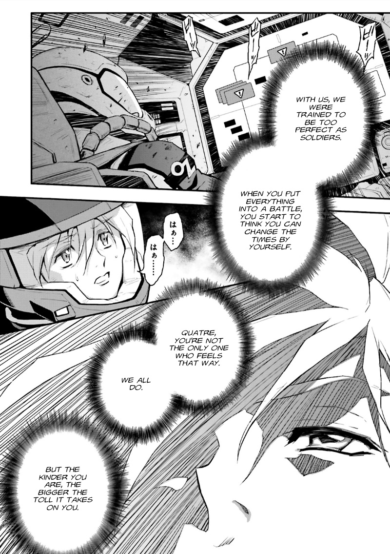 Shin Kidou Senki Gundam W: Endless Waltz - Haishatachi no Eikou Chapter 39.2 page 12 - Chapter 39 v2 : Episode.38 - Afterglow of Zero: Defeat (PART.02)