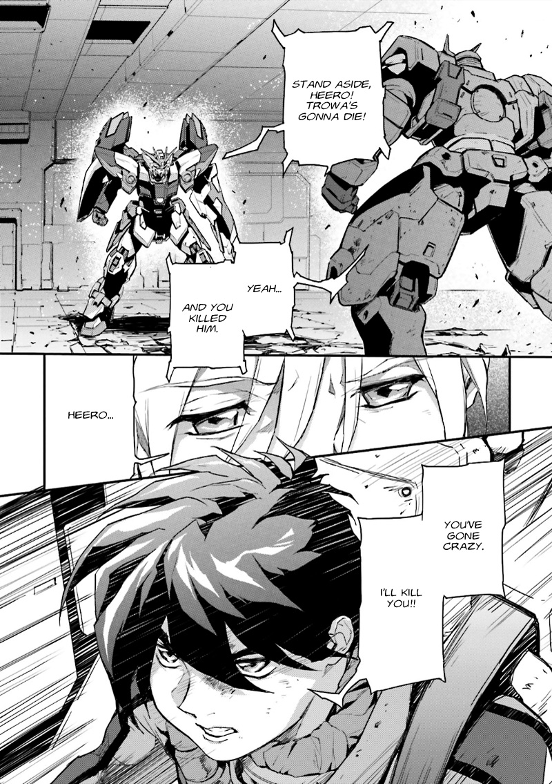 Shin Kidou Senki Gundam W: Endless Waltz - Haishatachi no Eikou Chapter 39.2 page 18 - Chapter 39 v2 : Episode.38 - Afterglow of Zero: Defeat (PART.02)