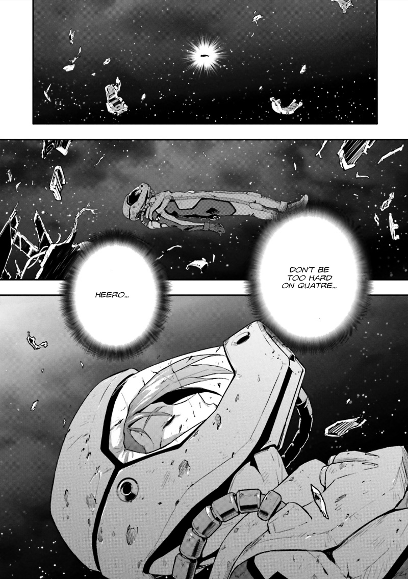 Shin Kidou Senki Gundam W: Endless Waltz - Haishatachi no Eikou Chapter 39.2 page 24 - Chapter 39 v2 : Episode.38 - Afterglow of Zero: Defeat (PART.02)